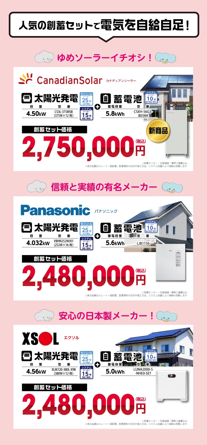 おすすめのメーカー