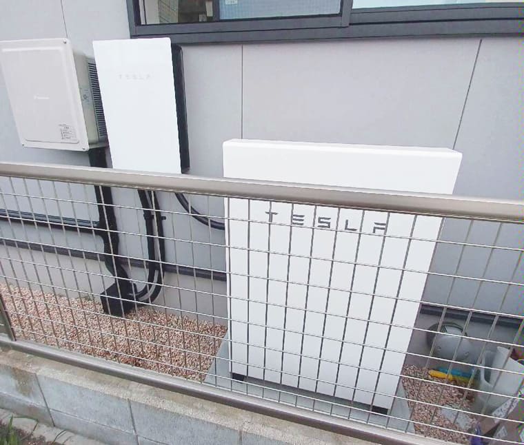 福岡県春日市 T様邸の蓄電池_テスラ